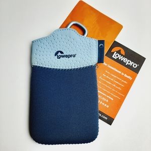 🍒4 for $20🍒 LOWEPRO Tasca 20 Sleeve Neoprene Pouch Blue - Protective Soft Case